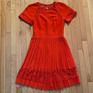 Orange-red BEDO dress, small
